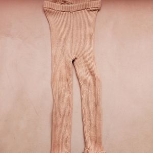 Lil legs baby girl knit leggings